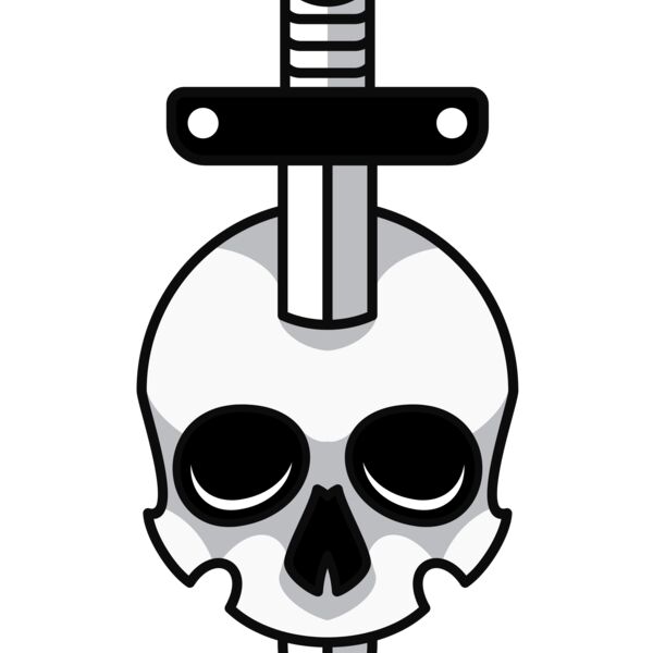Elements Skull logo template 07 Thumbnail